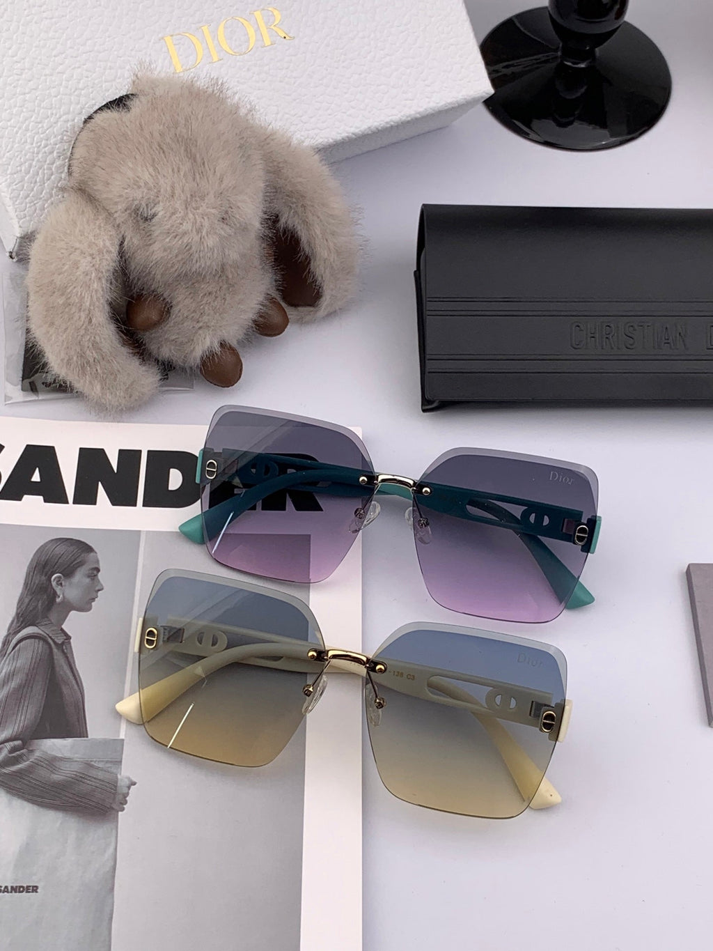DIOR SIGNATURE SUNGLASS CD9770 IN ACETATE