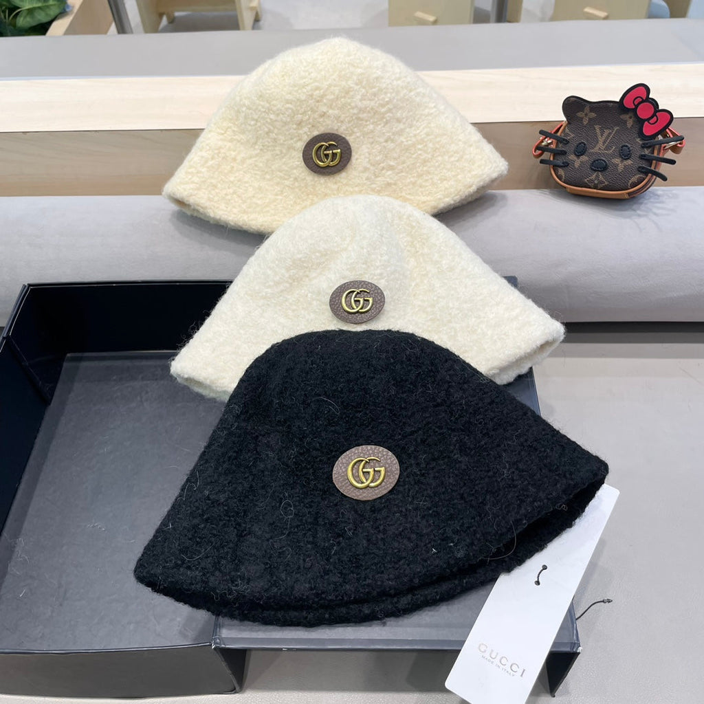GUCCI BUCKET HAT BLACK 418095