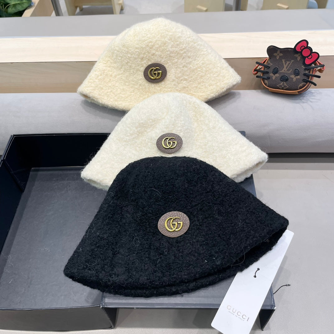 GUCCI BUCKET HAT BLACK 418095