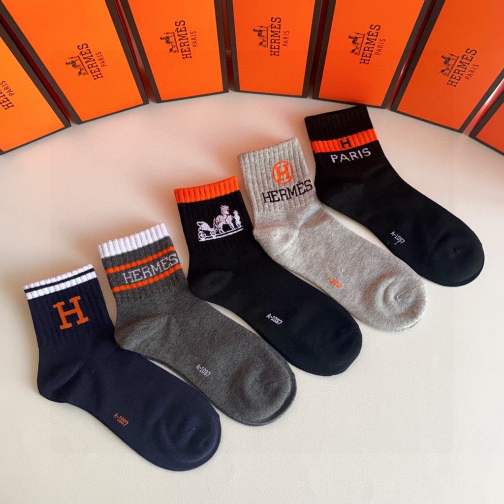 HERMES LOW-CUT SOCKS 274600 (1 BOX)