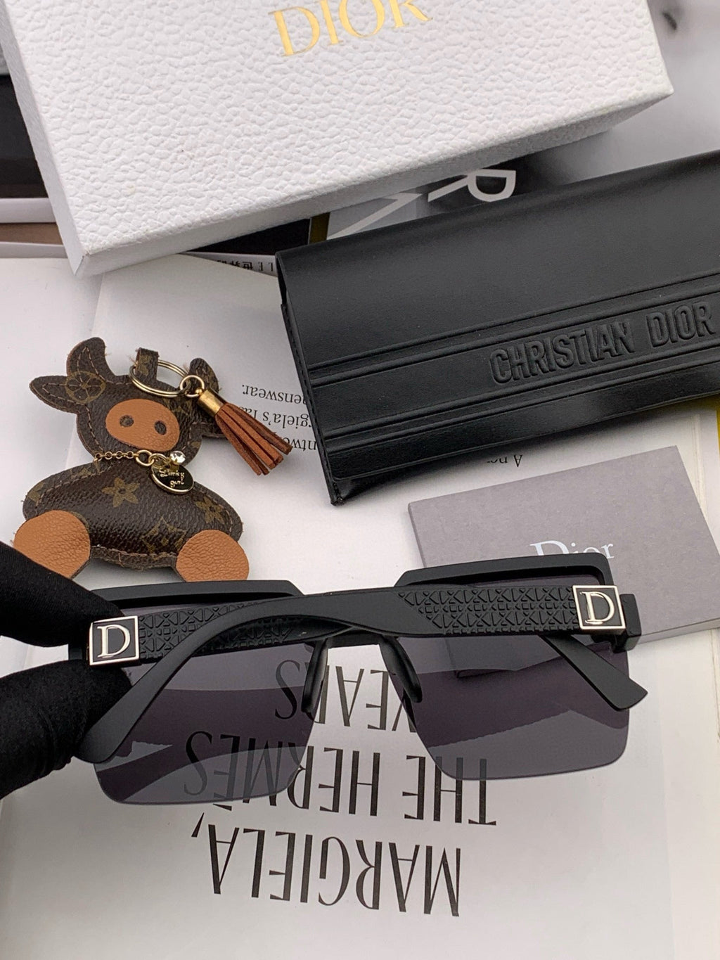 DIOR MONTAIGNE SUNGLASS D9805 IN ACETATE