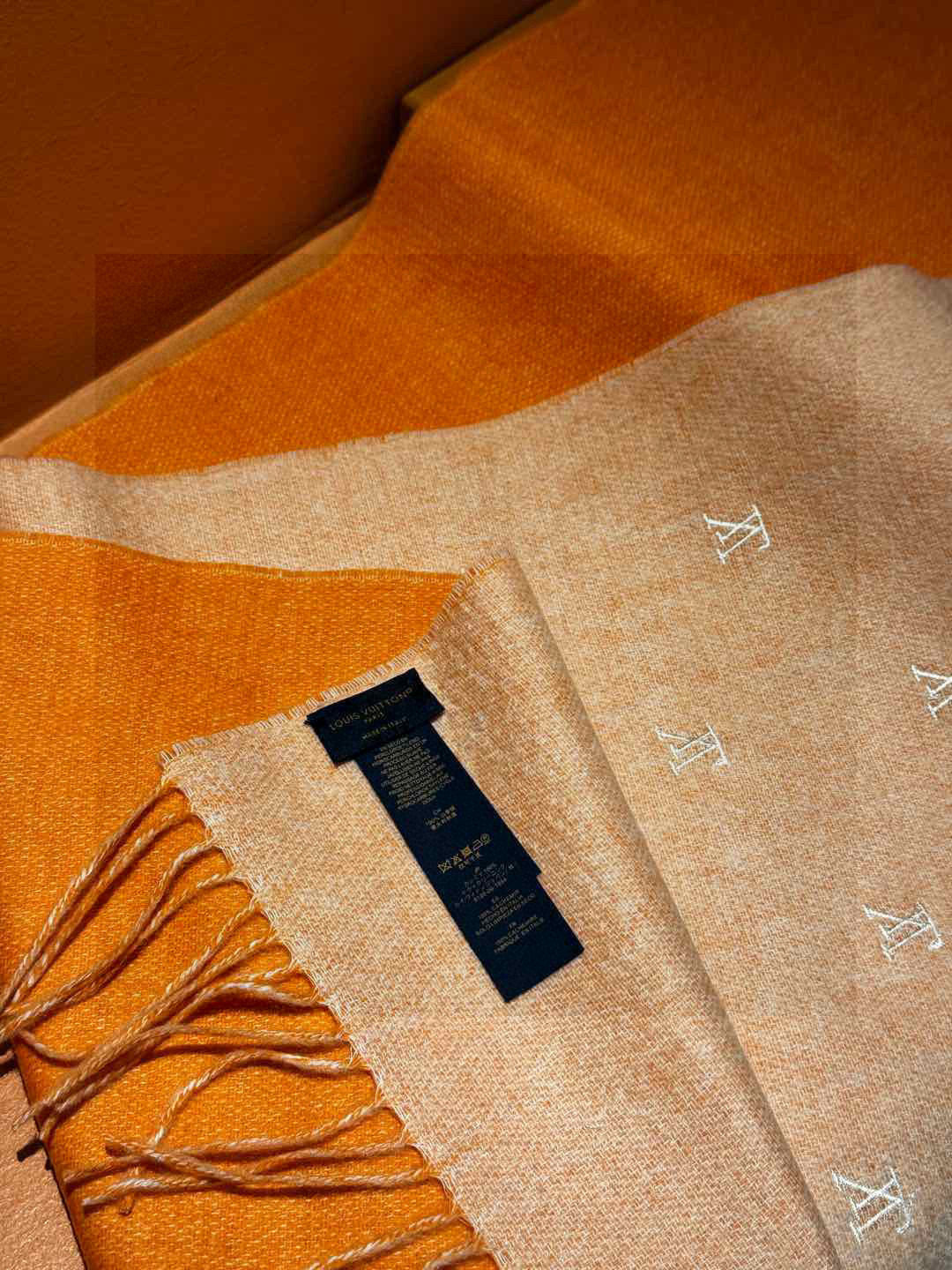 LOUIS VUITTON LV SCARF 180 CM IN CASHMERE 730569