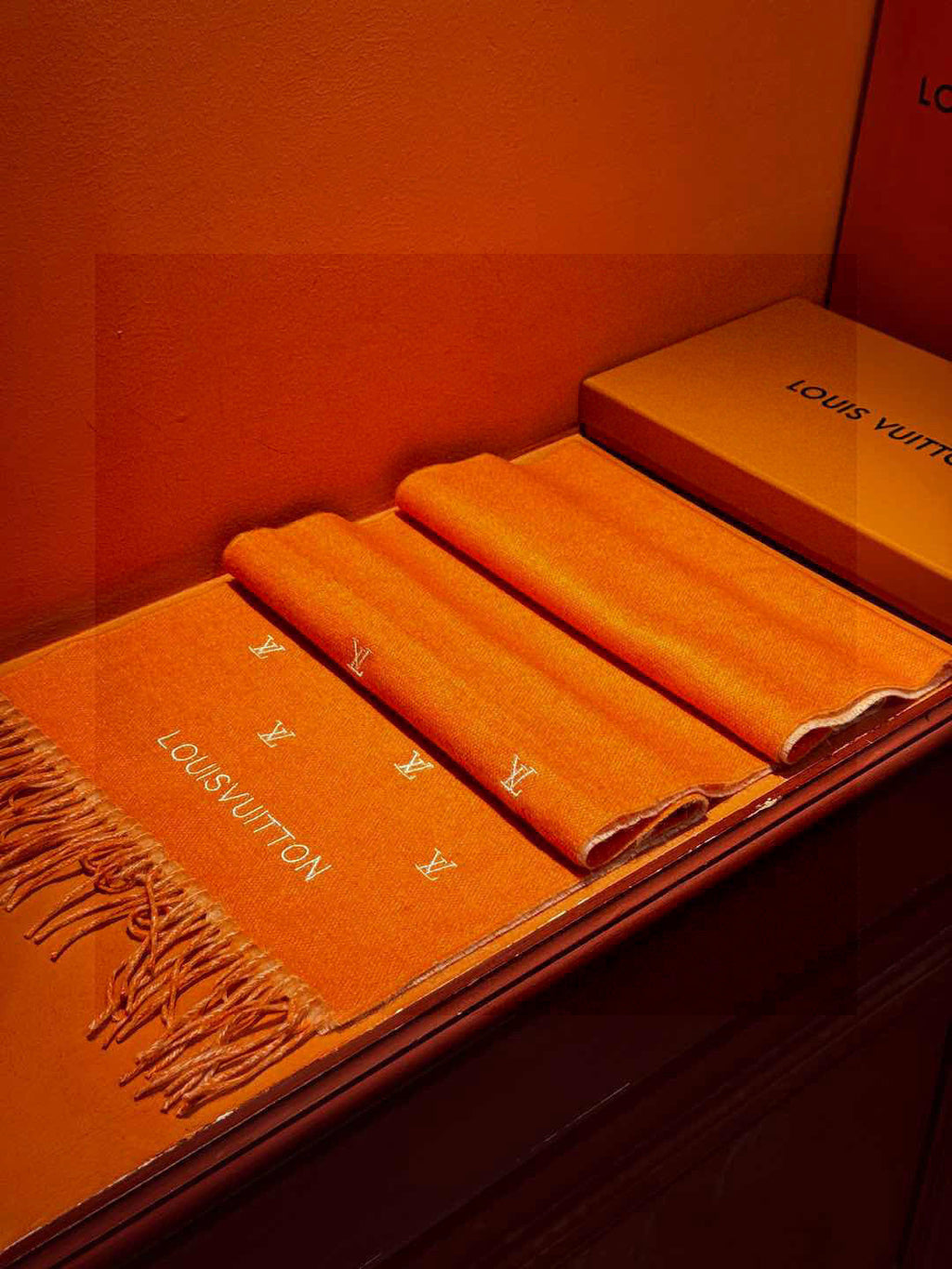 LOUIS VUITTON LV SCARF 180 CM IN CASHMERE 730569