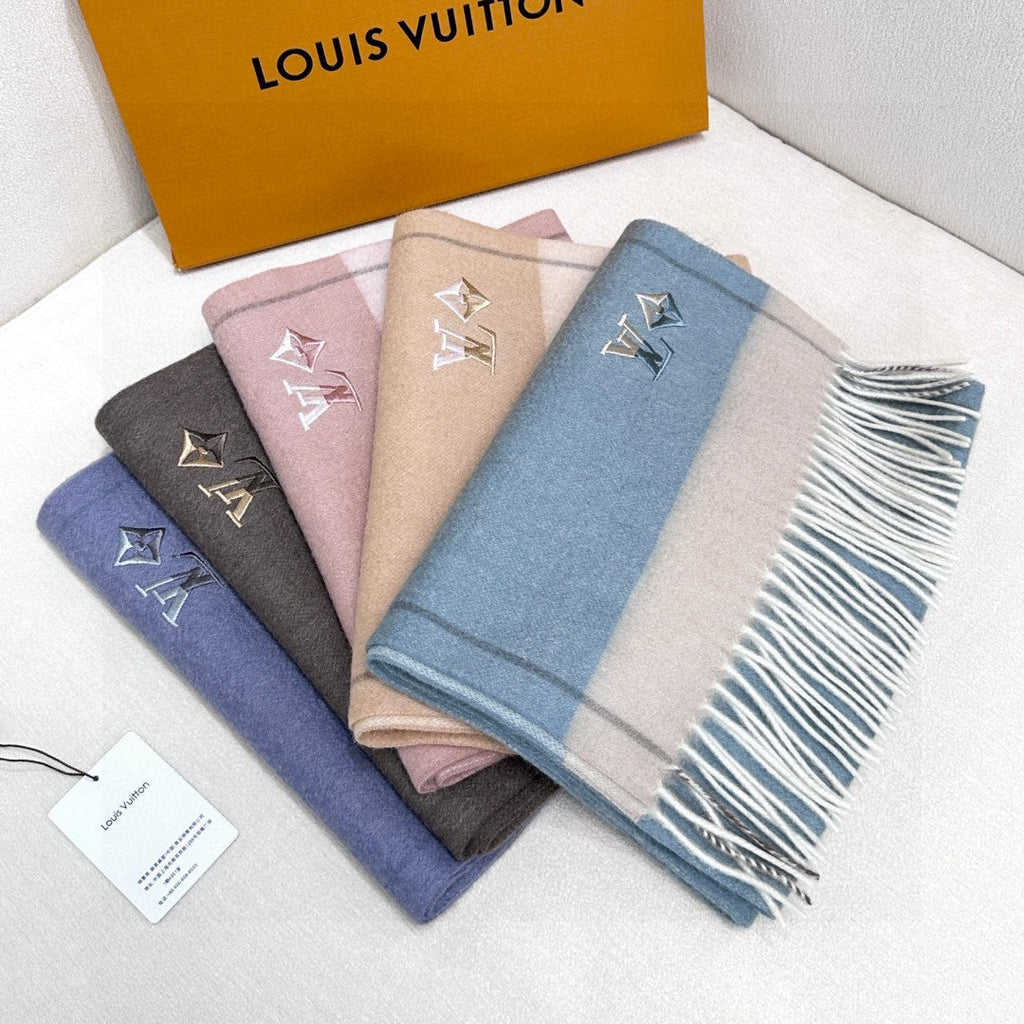 LOUIS VUITTON LV SCARF 180 CM IN CASHMERE 700793