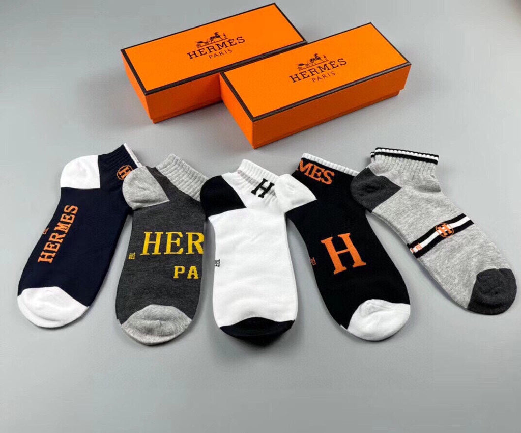 HERMES LOW-CUT SOCKS 241344 (1 BOX)